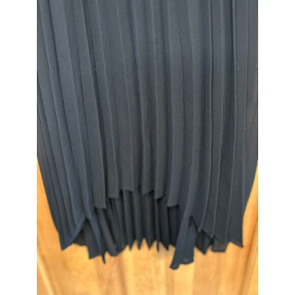 Sans-Souci Layered Black Dress Womens Medium 17x41 Polyester - Picture 5 of 8